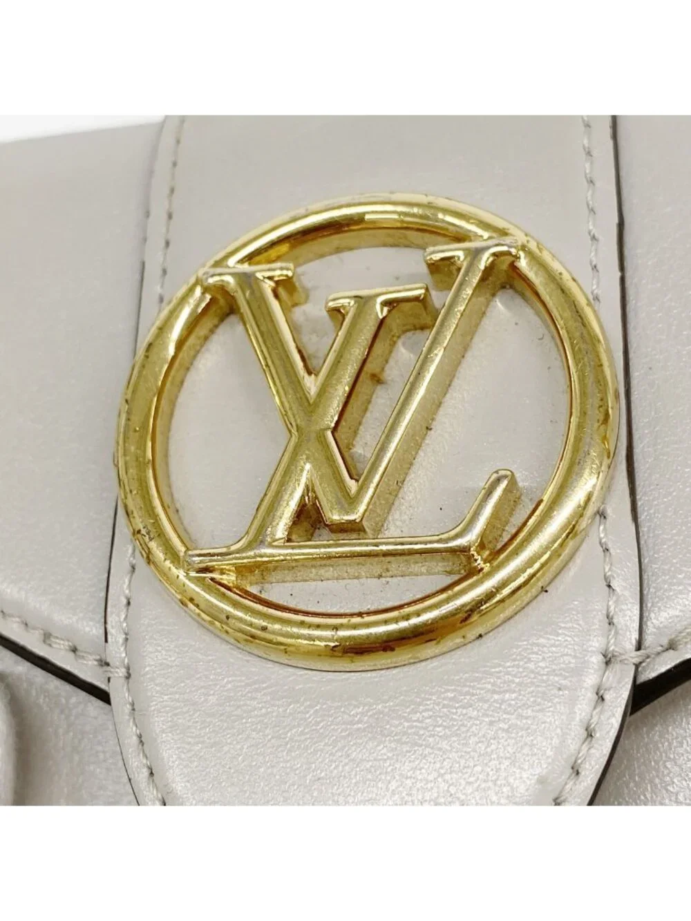 Louis Vuitton Trifold Wallet Portefeuille LV Pont Neuf Compact Gray